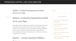 Desktop Screenshot of pension-hotel-helgoland.de