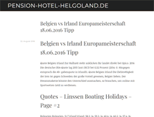 Tablet Screenshot of pension-hotel-helgoland.de